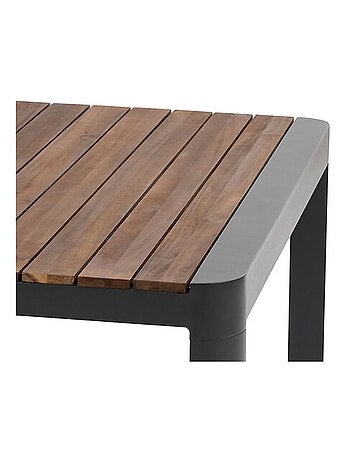 Table de jardin fixe en aluminium et acacia 10 places PARADIZE