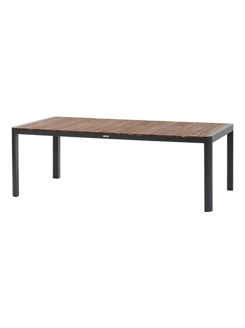 Table de jardin fixe en aluminium et acacia 10 places PARADIZE - Kiabi