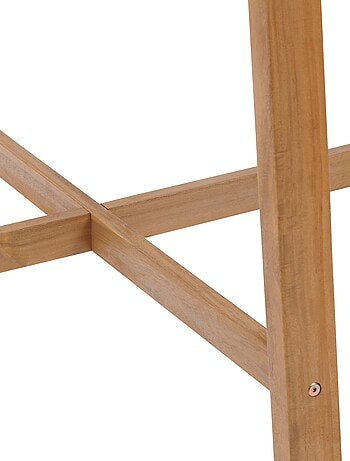 Table de jardin haute en acacia 4 places TIWI