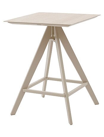 Table de jardin haute en aluminium 2 places TERZANO