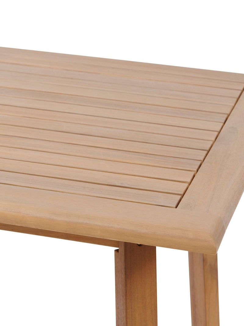 Table de jardin haute Tiwi en acacia Beige - Kiabi