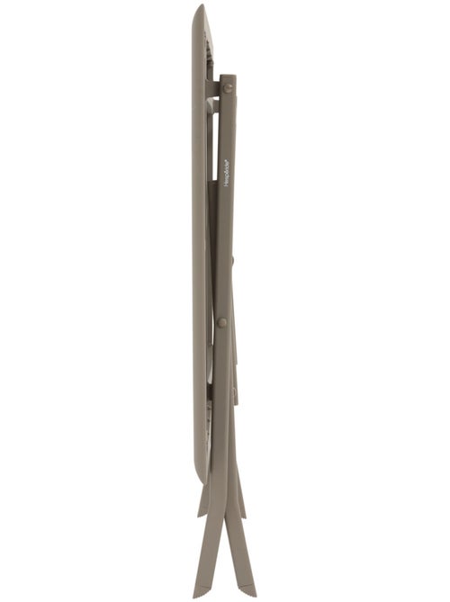 Table de jardin pliable 6 places en aluminium et verre effet bois AZUA - Kiabi Table de jardin pliable 6 places en aluminium et verre effet bois AZUA - Kiabi