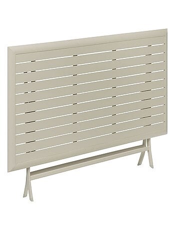 Table de jardin pliante Azua en aluminium