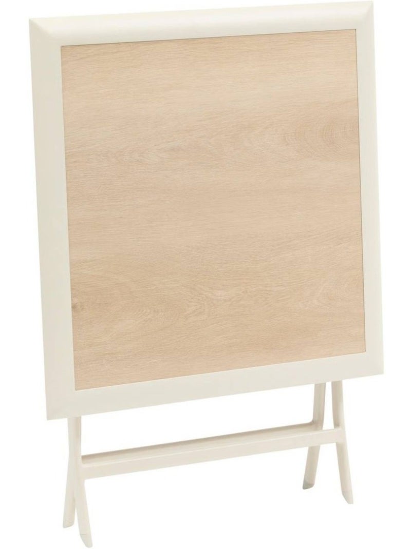 Table de jardin pliante carrée 2 places AZUA Beige - Kiabi