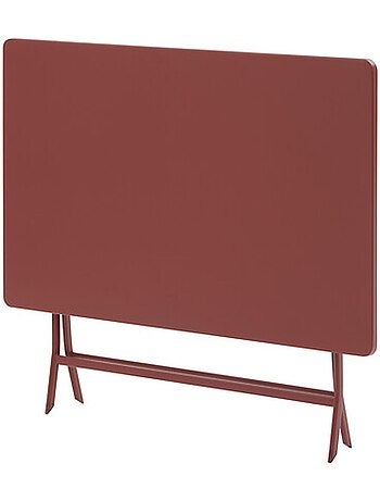 Table haute de jardin 2 places en aluminium TERZANO