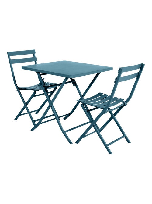 Table de jardin pliante carrée 2 places GREENSBORO - Kiabi Table de jardin pliante carrée 2 places GREENSBORO - Kiabi