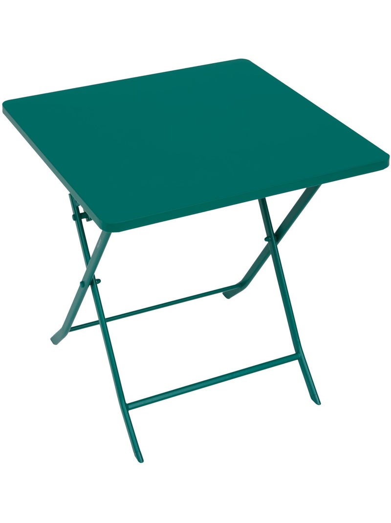 Table de jardin pliante carrée 2 places GREENSBORO Bleu - Kiabi
