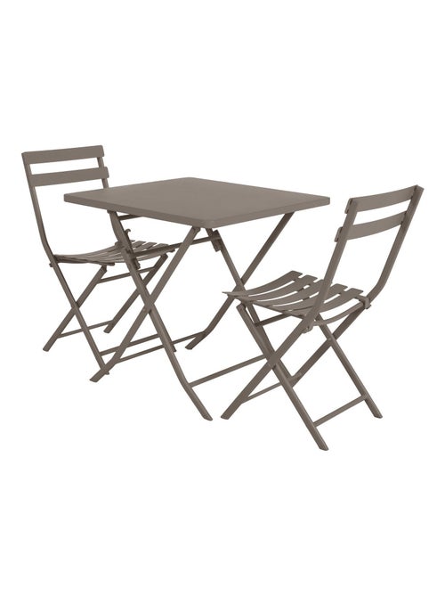 Table de jardin pliante carrée 2 places GREENSBORO - Kiabi