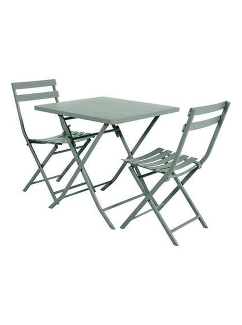 Table de jardin pliante carrée 2 places GREENSBORO - Kiabi