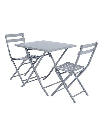 Table de jardin pliante carrée Greensboro - 2 Places