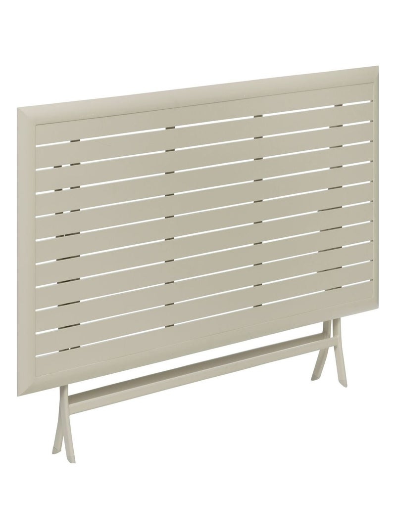 Table de jardin pliante en aluminium 6 places AZUA Beige - Kiabi