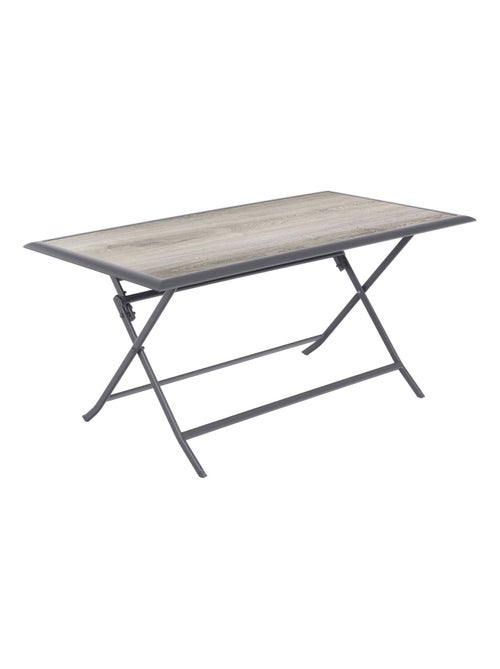 Table de jardin pliante en aluminium 6 places AZUA - Kiabi