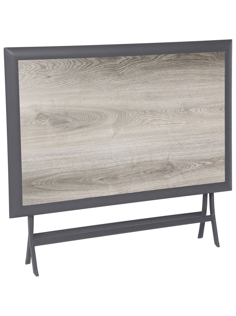 Table de jardin pliante en aluminium 6 places AZUA Gris - Kiabi