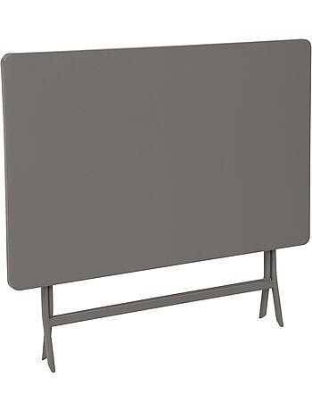 Table de jardin pliante rectangle 4 places en acier GREENSBORO