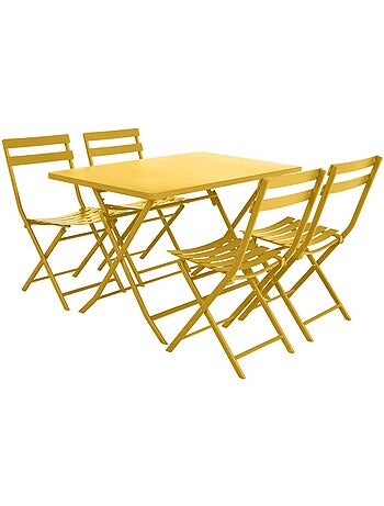 Table de jardin pliante carrée 2 places GREENSBORO
