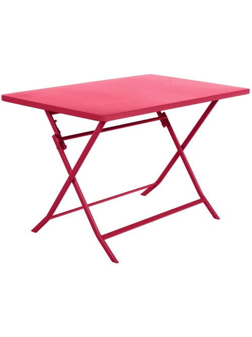 Table de jardin pliante rectangle 4 places en acier GREENSBORO - Kiabi Table de jardin pliante rectangle 4 places en acier GREENSBORO - Kiabi
