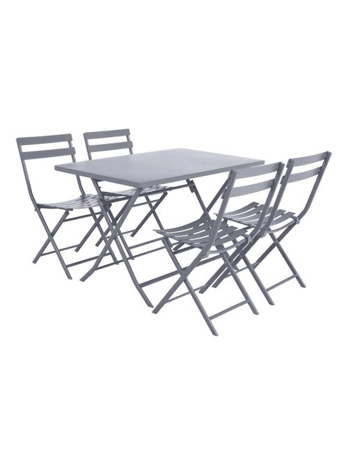 Table de jardin pliante rectangulaire 4 places GREENSBORO - Kiabi