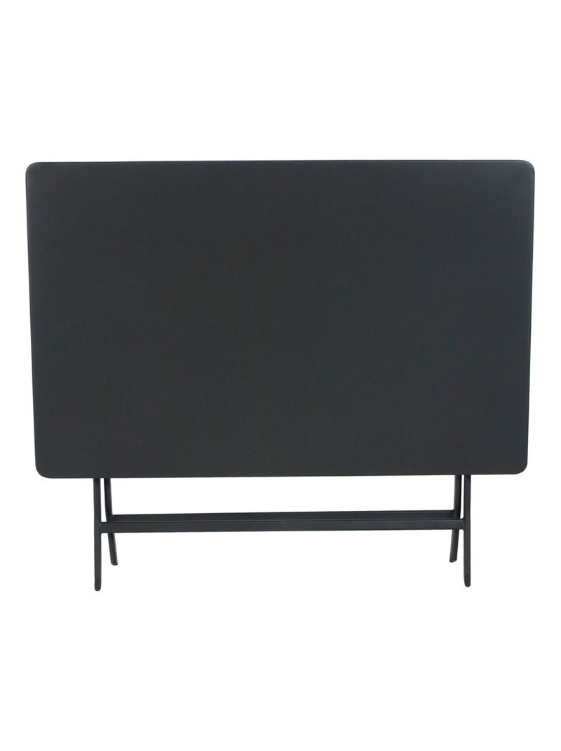 Table de jardin pliante rectangulaire 4 places GREENSBORO Gris foncé - Kiabi