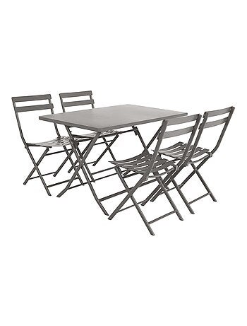 Table de jardin pliante rectangulaire 4 places GREENSBORO