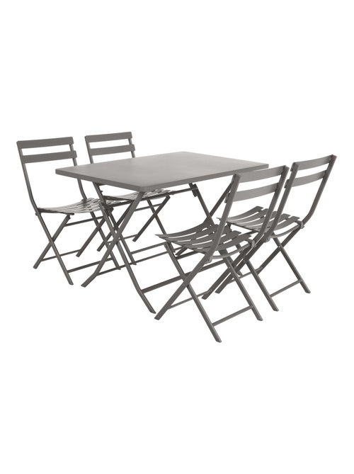 Table de jardin pliante rectangulaire 4 places GREENSBORO - Kiabi Table de jardin pliante rectangulaire 4 places GREENSBORO - Kiabi