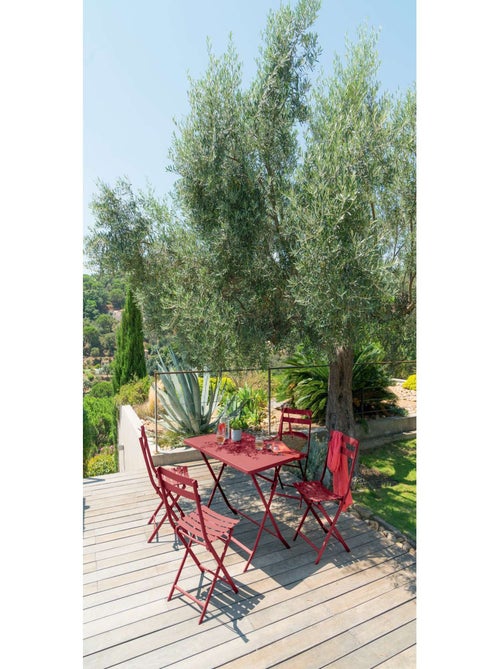 Table de jardin pliante rectangulaire 4 places GREENSBORO - Kiabi