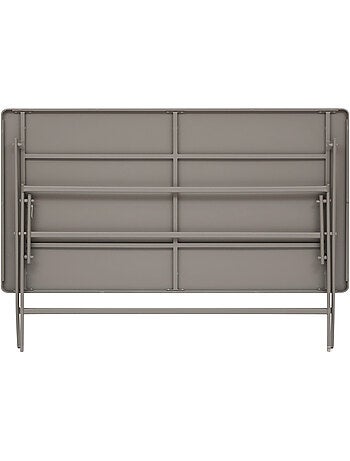 Table de jardin pliante rectangulaire 6 places en acier GREENSBORO