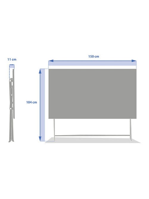 Table de jardin pliante rectangulaire 6 places GREENSBORO - Kiabi Table de jardin pliante rectangulaire 6 places GREENSBORO - Kiabi