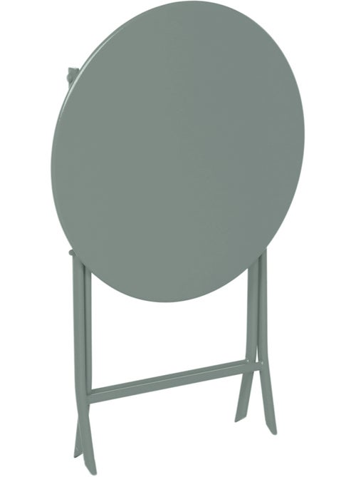 Table de jardin pliante ronde 2 places en acier GREENSBORO - Kiabi Table de jardin pliante ronde 2 places en acier GREENSBORO - Kiabi
