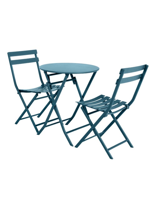 Table de jardin pliante ronde 2 places GREENSBORO - Kiabi Table de jardin pliante ronde 2 places GREENSBORO - Kiabi