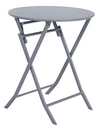 Table de jardin pliante ronde 2 places GREENSBORO