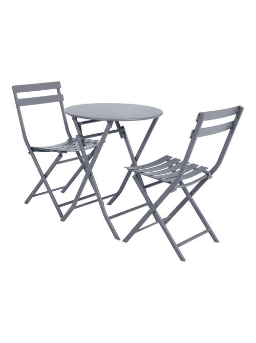 Table de jardin pliante ronde 2 places GREENSBORO - Kiabi Table de jardin pliante ronde 2 places GREENSBORO - Kiabi
