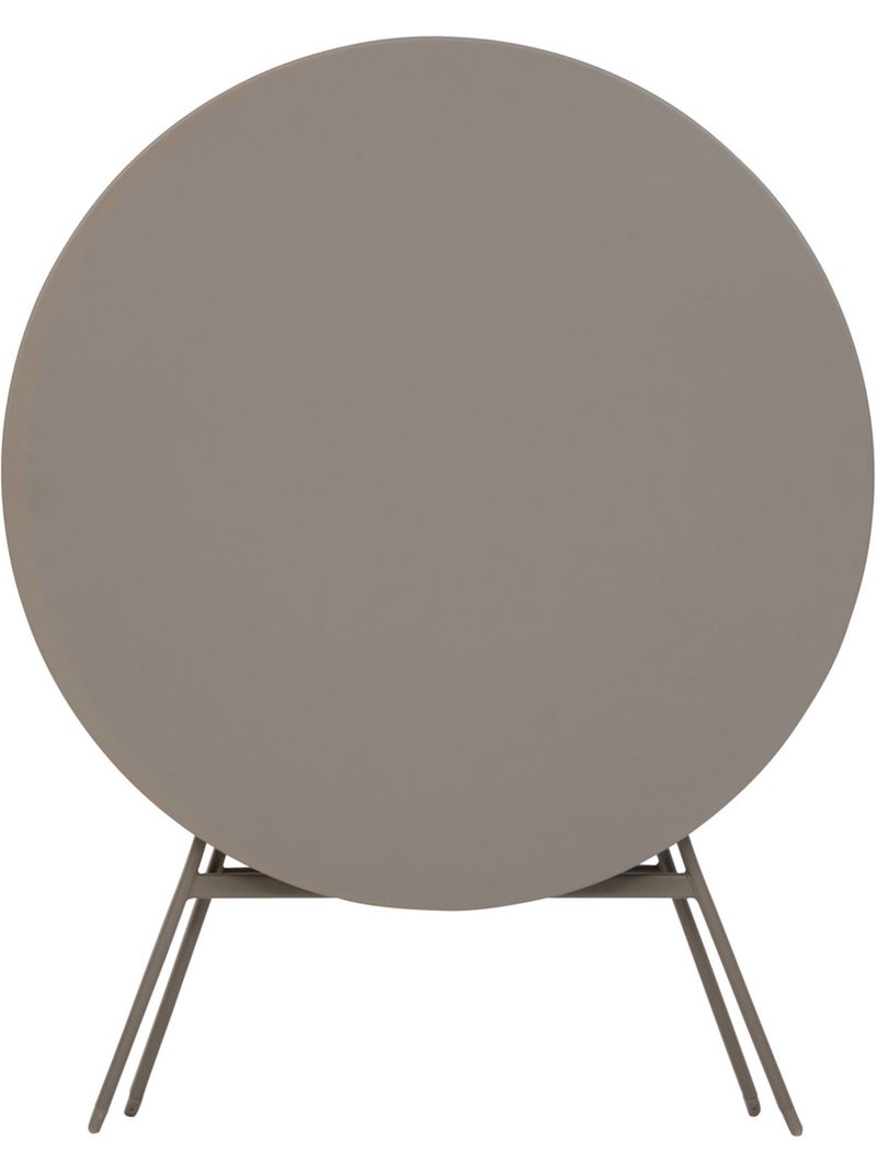 Table de jardin pliante ronde 4 places en aluminium GREENSBORO Marron - Kiabi
