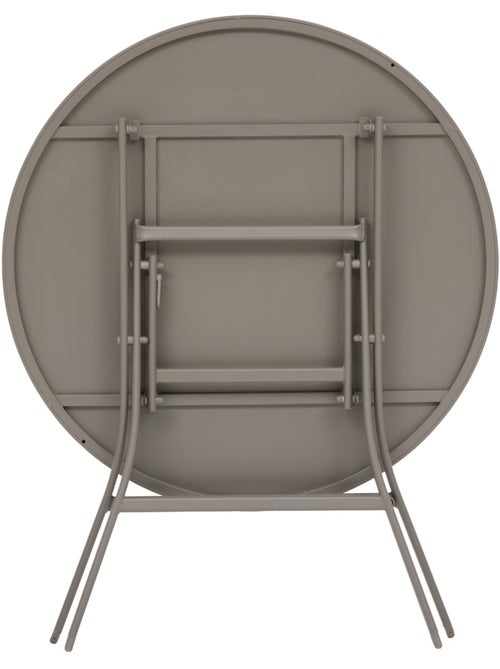Table de jardin pliante ronde 4 places en aluminium GREENSBORO - Kiabi Table de jardin pliante ronde 4 places en aluminium GREENSBORO - Kiabi