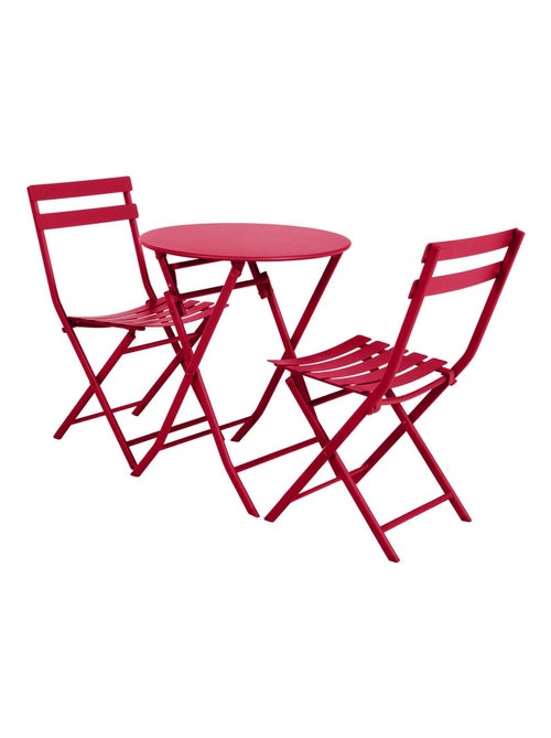Table de jardin pliante ronde Greensboro - 2 Places - Kiabi