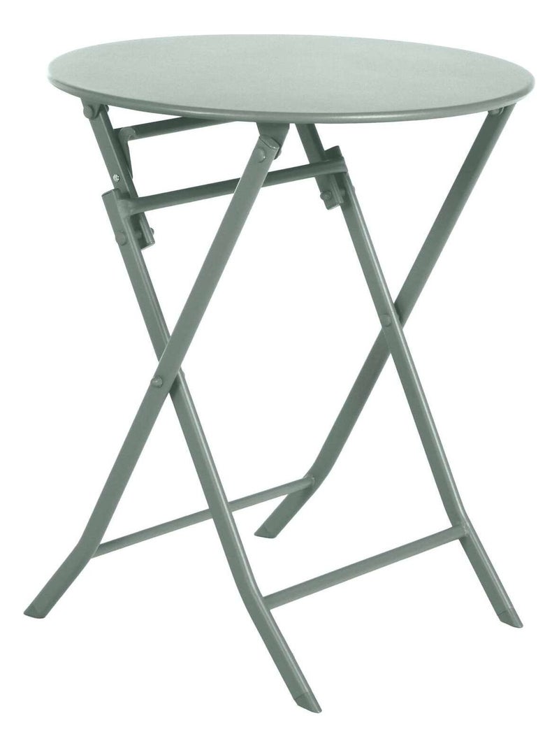 Table de jardin pliante ronde Greensboro - 2 Places Vert - Kiabi