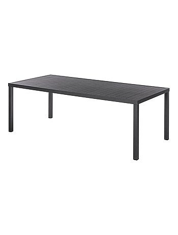 Table de jardin rectangulaire en aluminium 8 places PIAZZA