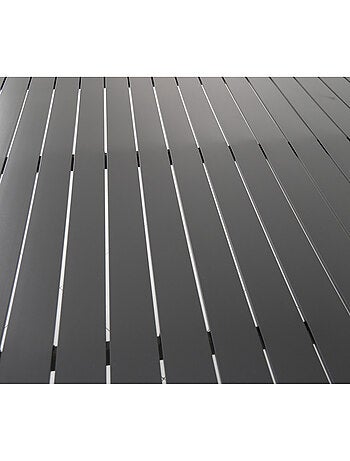 Table de jardin rectangulaire en aluminium 8 places PIAZZA