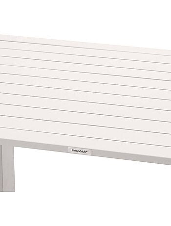 Table d'appoint de jardin ovale en aluminium VENUZIA