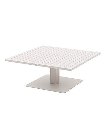 Table de jardin relevable carrée en aluminium SALIMIA