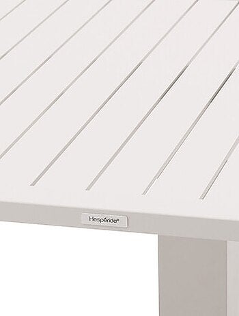 Table de jardin relevable carrée en aluminium SALIMIA