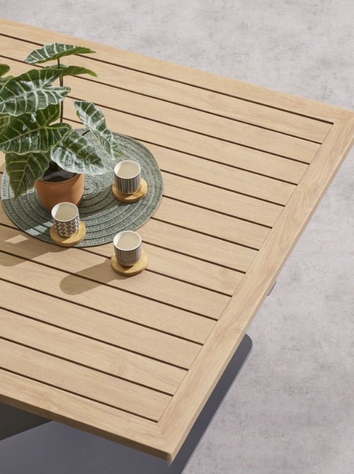 Table de jardin relevable carrée en aluminium SALIMIA - Kiabi