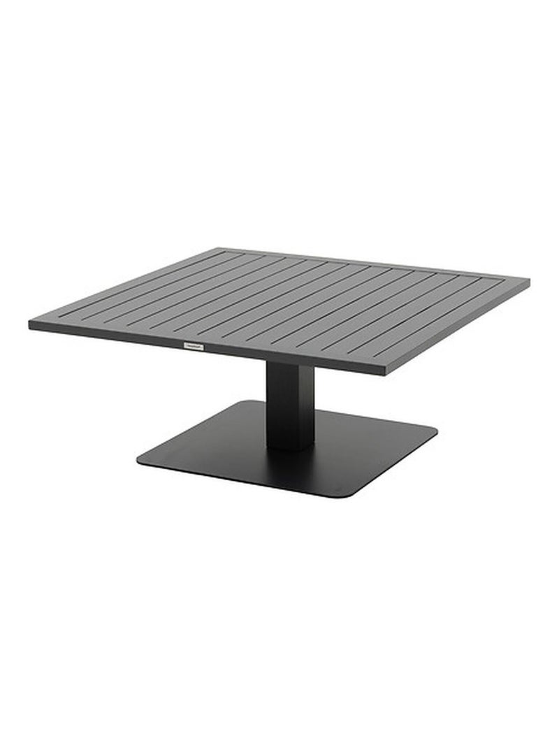 Table de jardin relevable carrée en aluminium SALIMIA Gris foncé - Kiabi