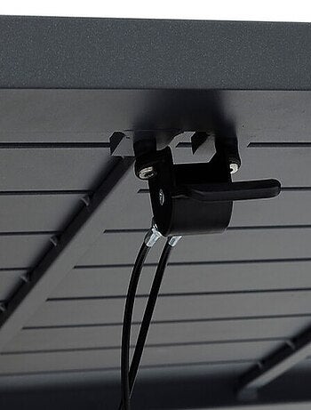 Table de jardin relevable rectangulaire en aluminium SALIMIA