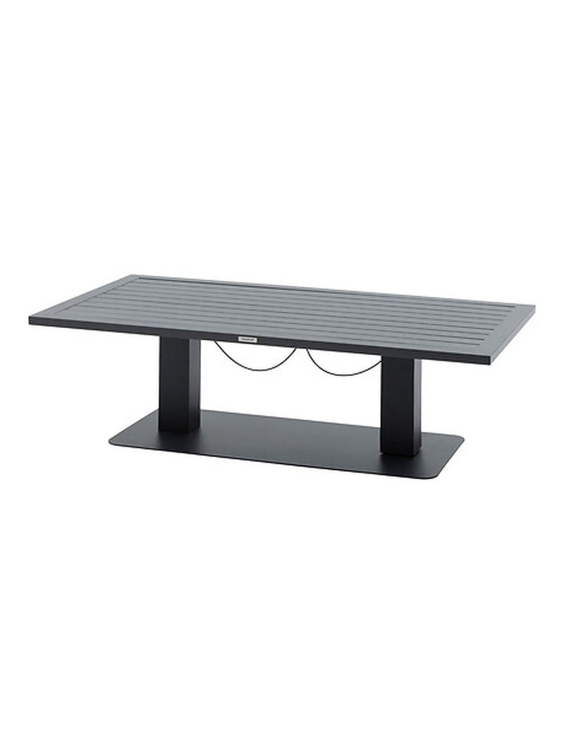 Table de jardin relevable rectangulaire en aluminium SALIMIA Gris - Kiabi