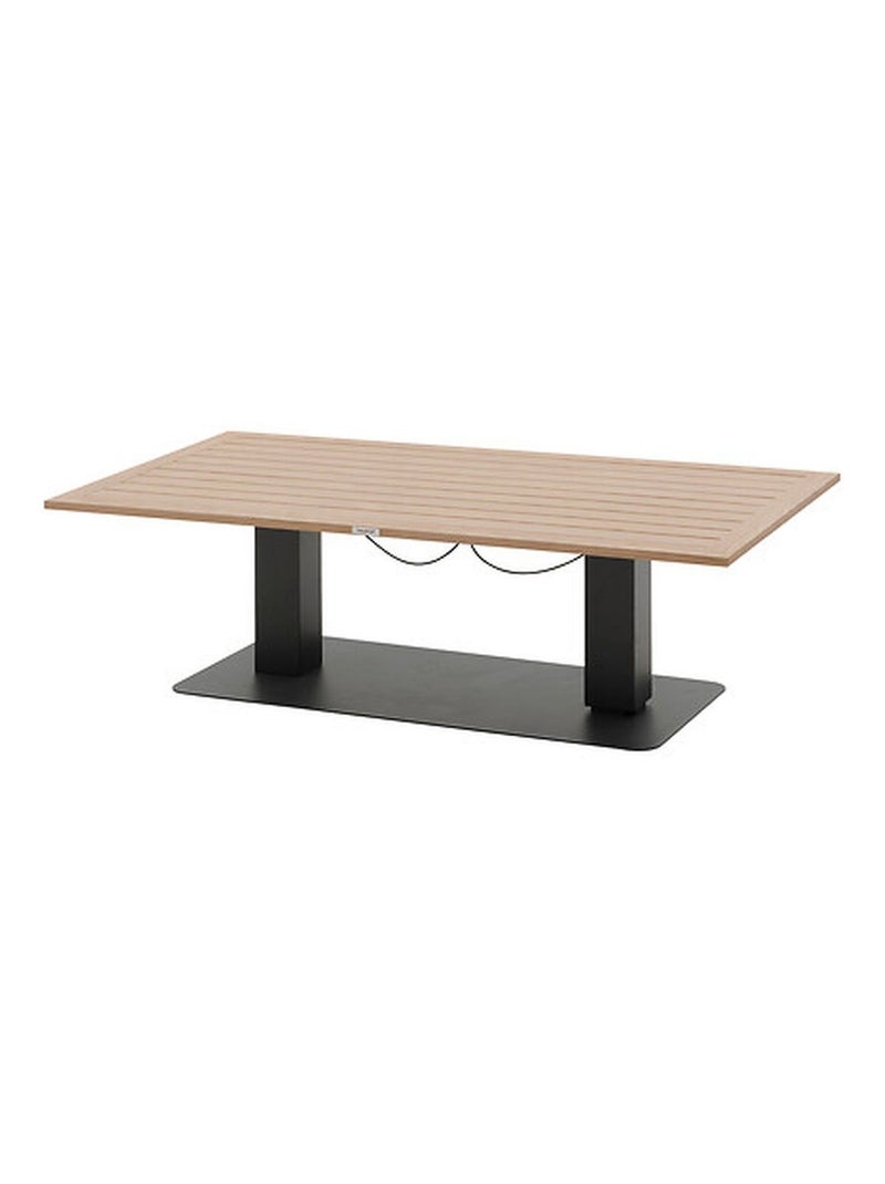 Table de jardin relevable rectangulaire en aluminium SALIMIA Gris foncé - Kiabi