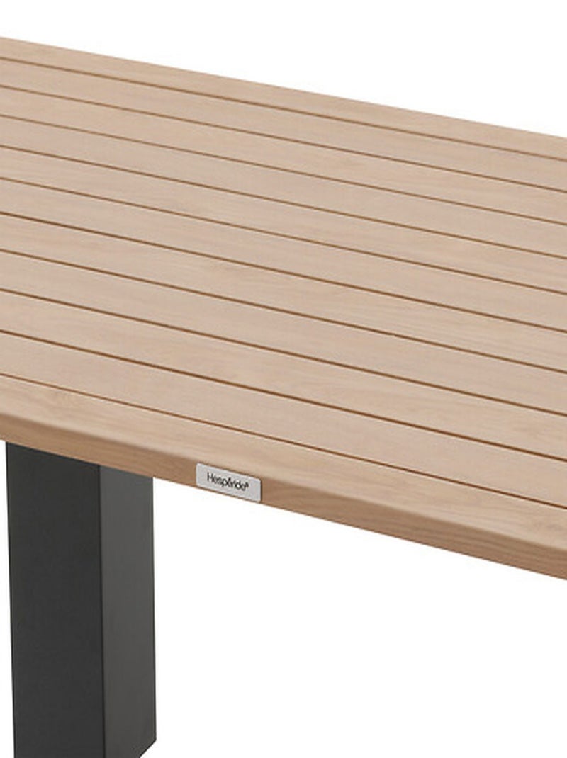 Table de jardin relevable rectangulaire en aluminium SALIMIA Gris foncé - Kiabi