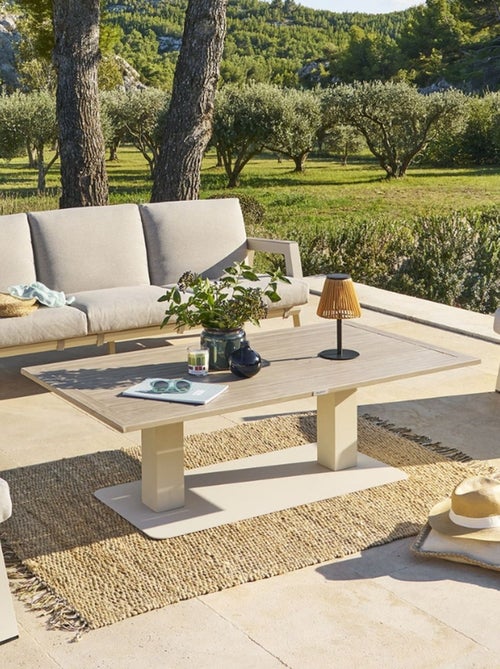 Table de jardin relevable rectangulaire en aluminium SALIMIA - Kiabi