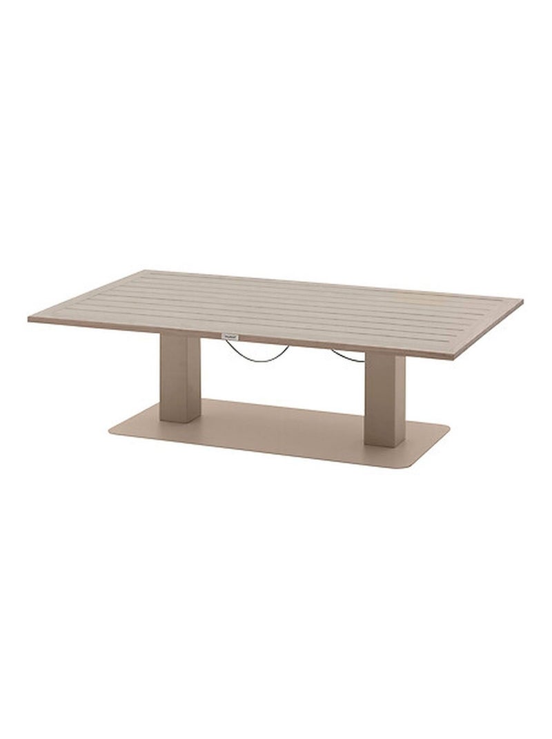 Table de jardin relevable rectangulaire en aluminium SALIMIA Marron - Kiabi