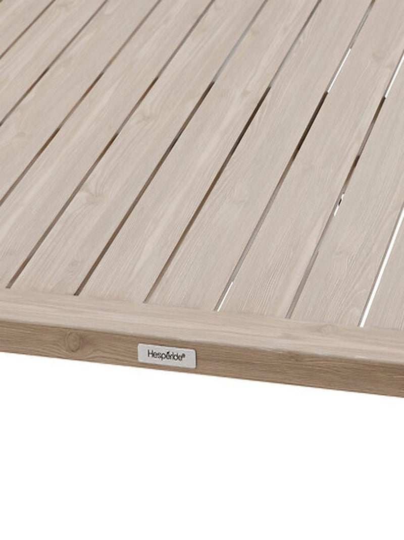 Table de jardin relevable rectangulaire en aluminium SALIMIA Marron - Kiabi