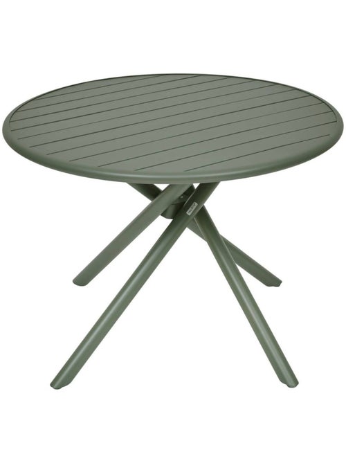 Table de jardin ronde en aluminium 4 places NEBULLIA - Kiabi Table de jardin ronde en aluminium 4 places NEBULLIA - Kiabi